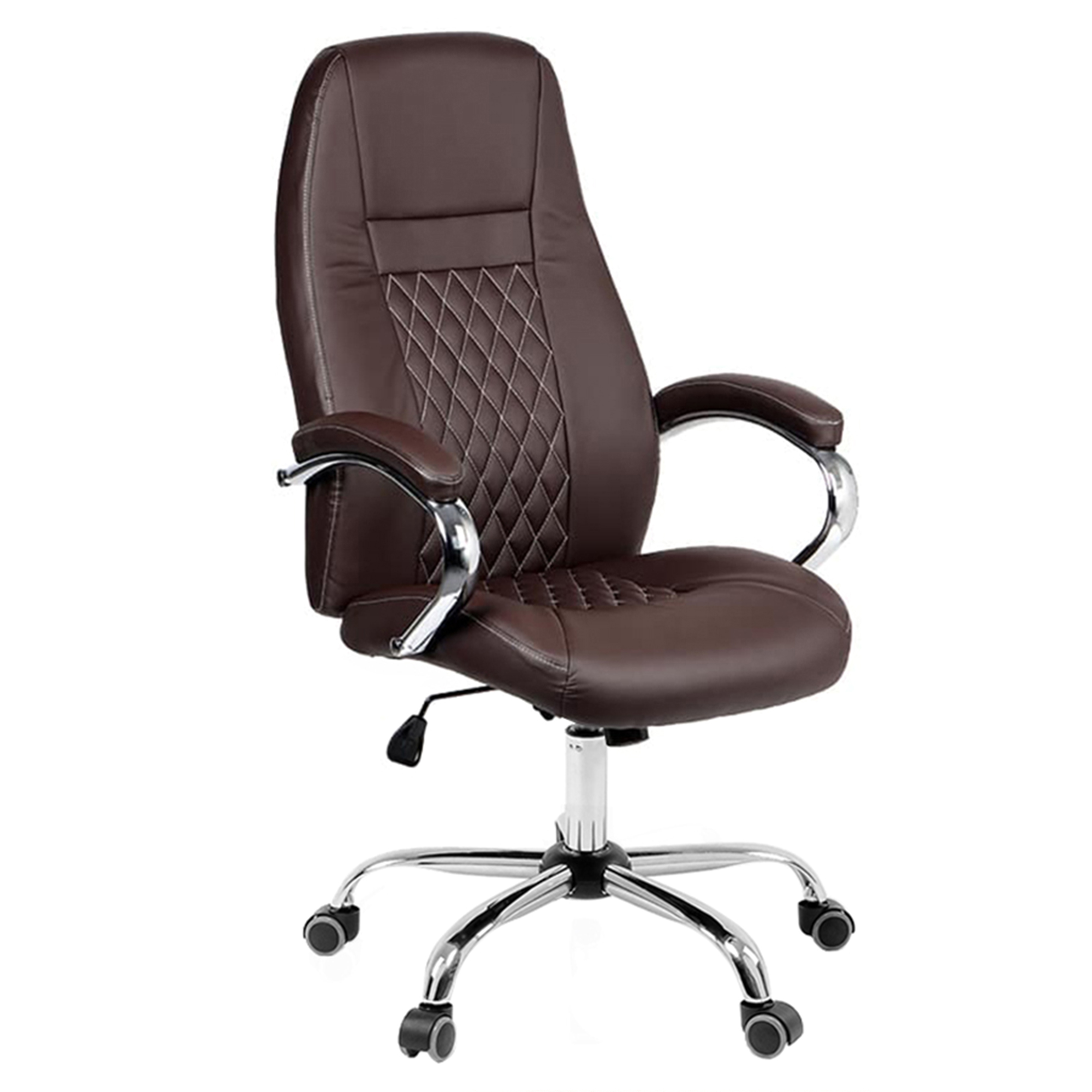 Крісло офісне GOODWIN Sicily коричневе